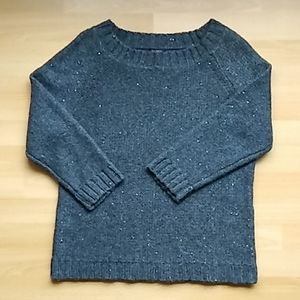 Talbots 3/4 sleeve sequined sweater